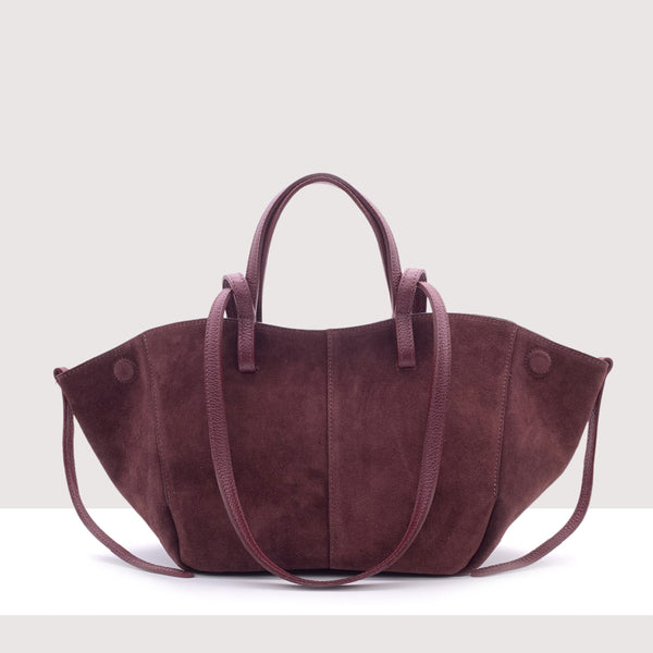 KIGALI - Shopping bag in vero camoscio