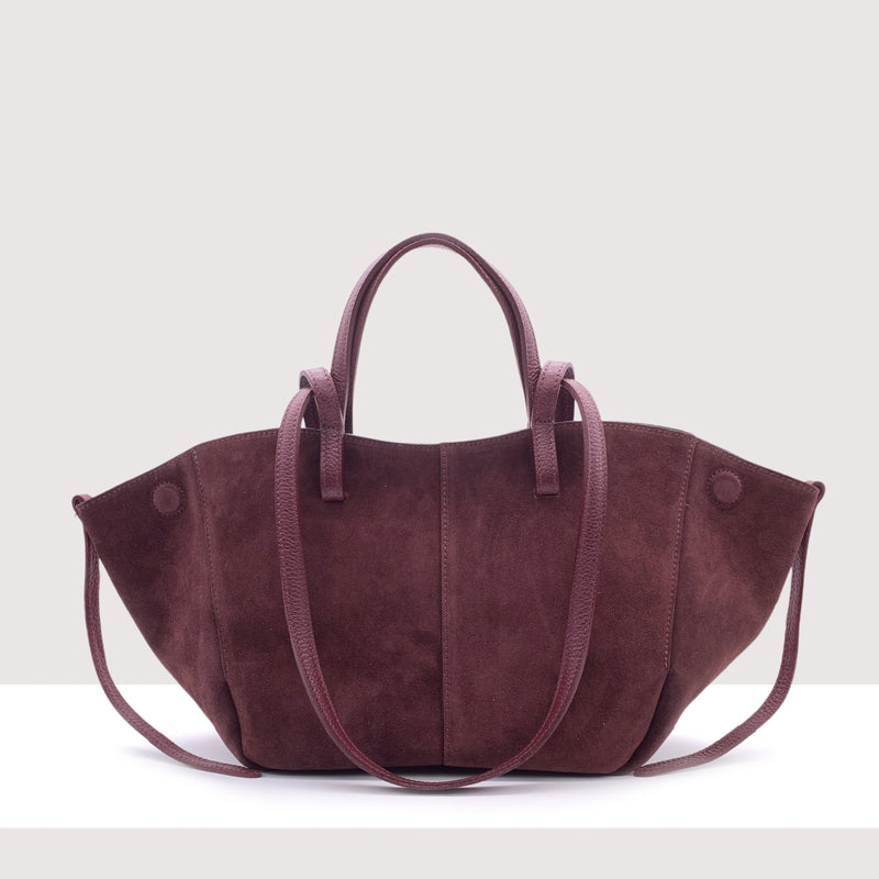 KIGALI - Shopping bag in vero camoscio