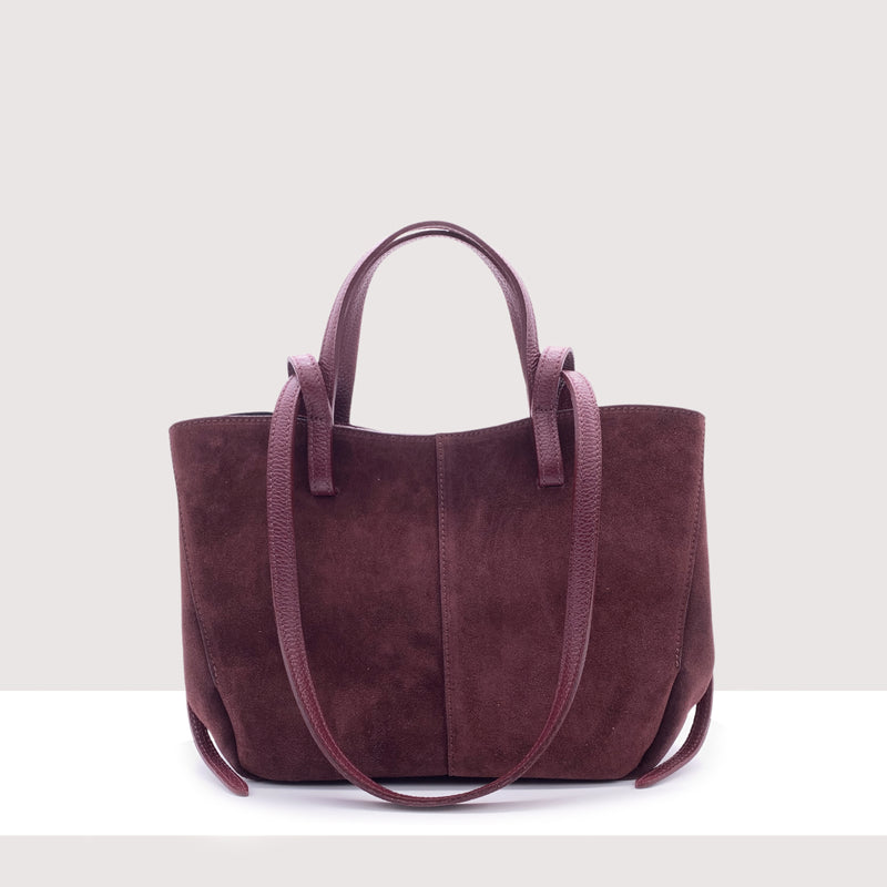 KIGALI - Shopping bag in vero camoscio