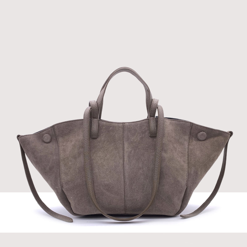 KIGALI - Shopping bag in vero camoscio