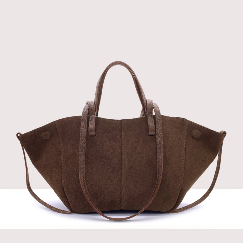 KIGALI - Shopping bag in vero camoscio