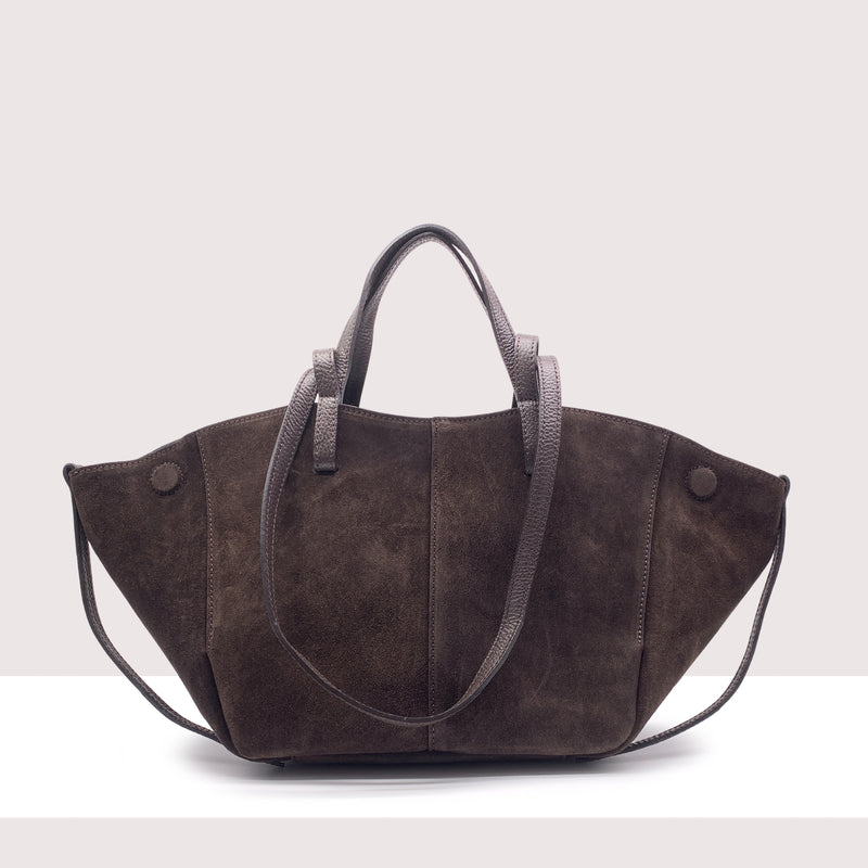 KIGALI - Shopping bag in vero camoscio