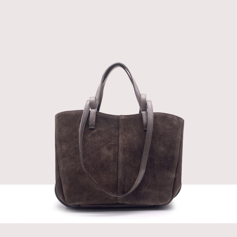 KIGALI - Shopping bag in vero camoscio