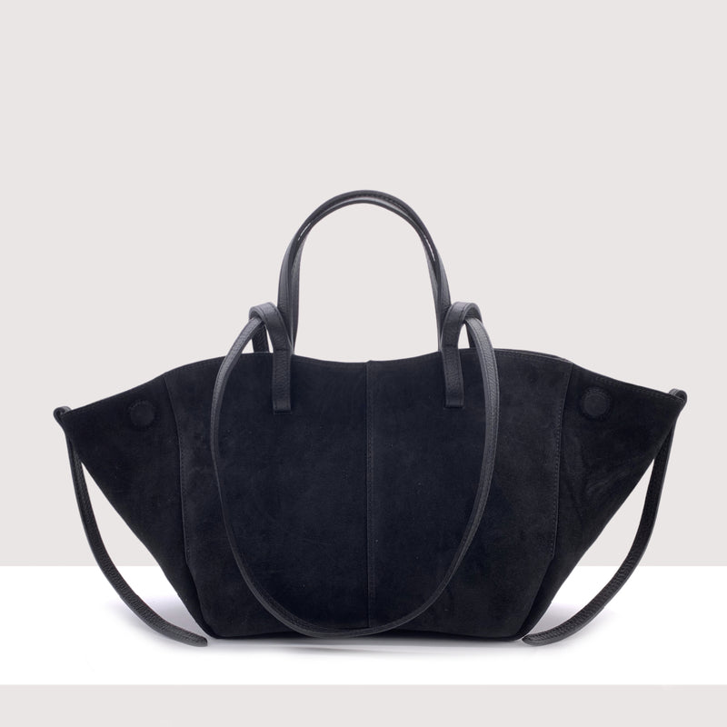 KIGALI - Shopping bag in vero camoscio