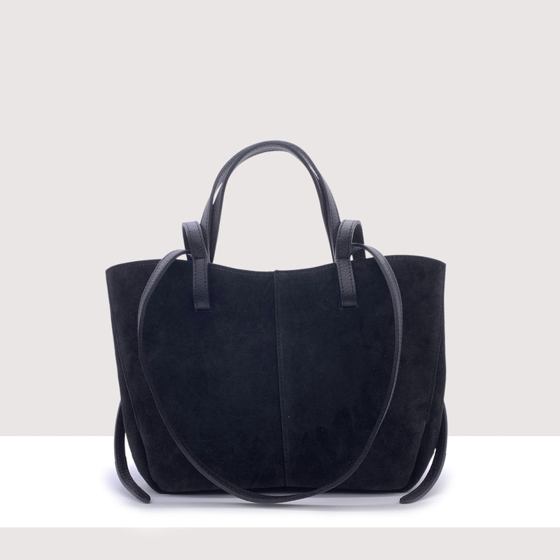 KIGALI - Shopping bag in vero camoscio