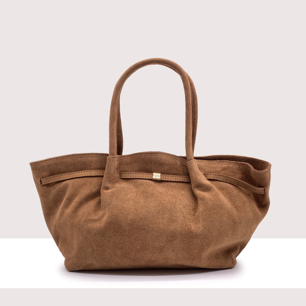 KYOTO - Shopping bag in vero camoscio