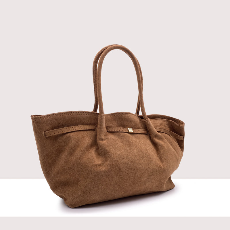 KYOTO - Shopping bag in vero camoscio