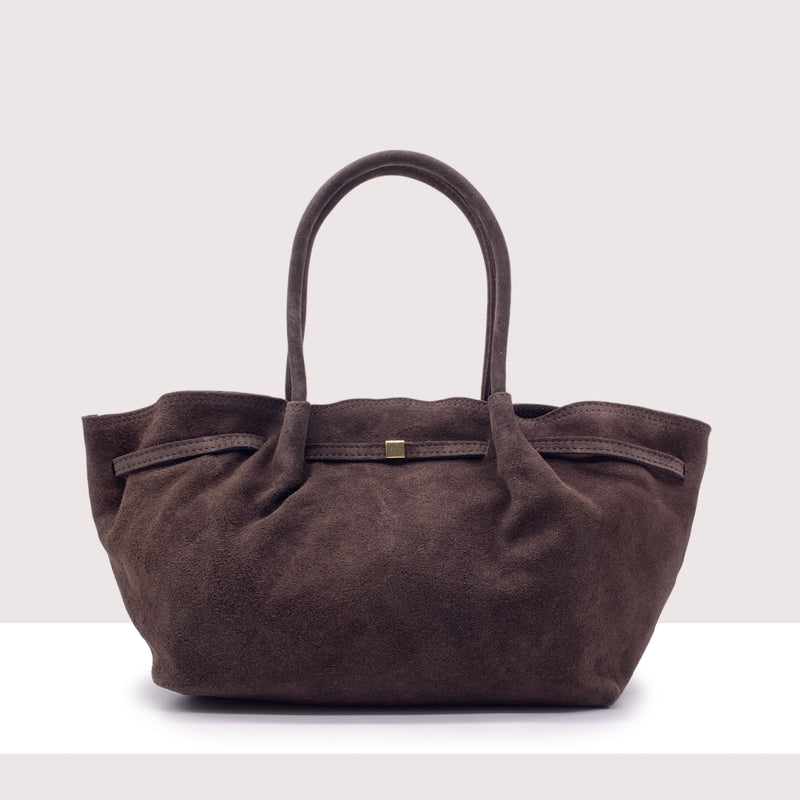 KYOTO - Shopping bag in vero camoscio