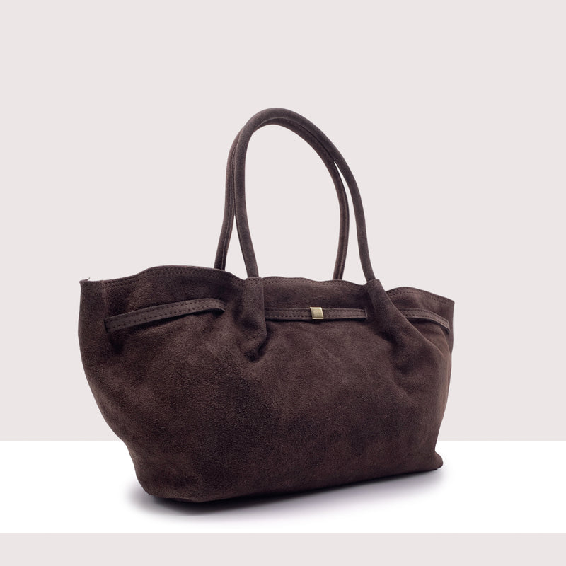 KYOTO - Shopping bag in vero camoscio