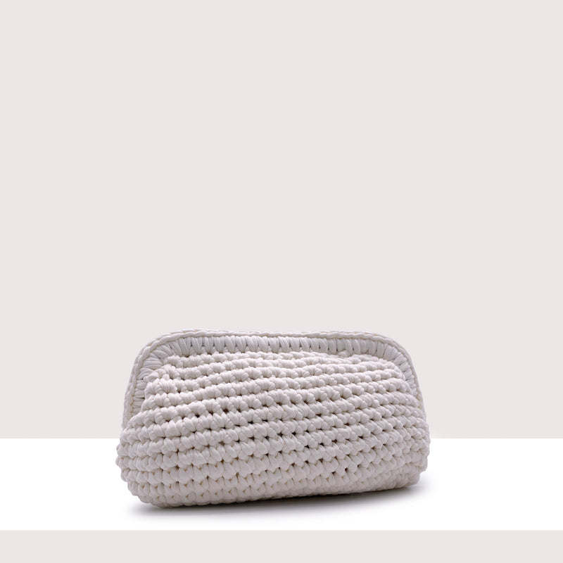 MARBELLA MINI - Clutch in tessuto intrecciato