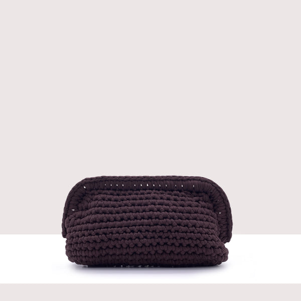 MARBELLA MINI - Clutch in tessuto intrecciato