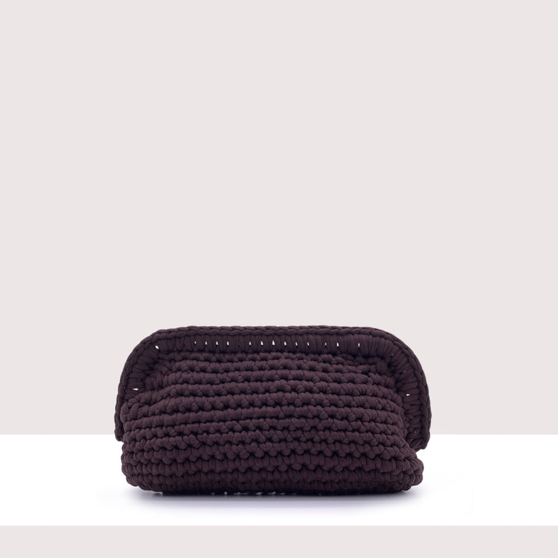 MARBELLA MINI - Clutch in tessuto intrecciato