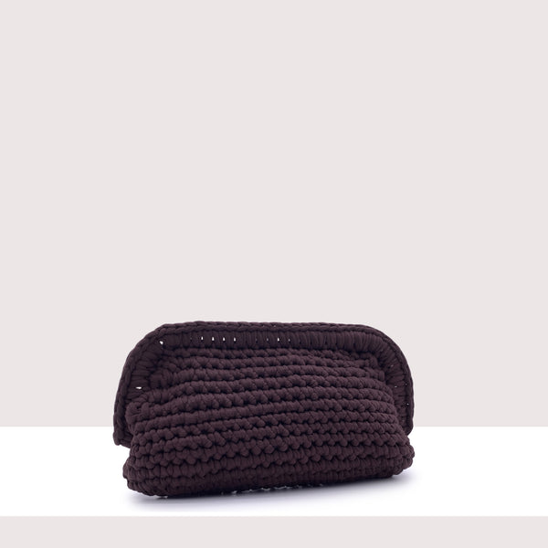 MARBELLA MINI - Clutch in tessuto intrecciato