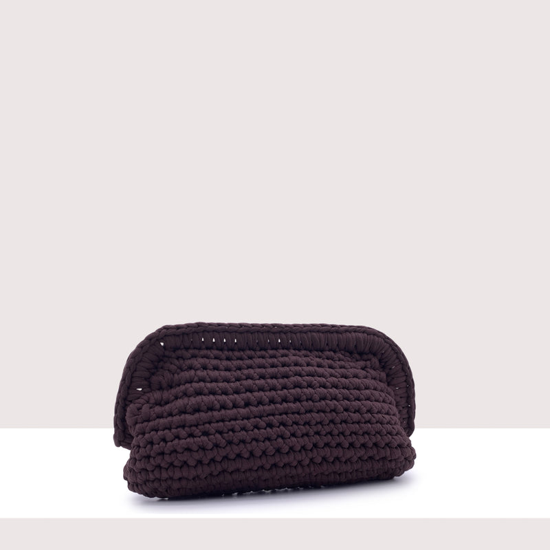 MARBELLA MINI - Clutch in tessuto intrecciato