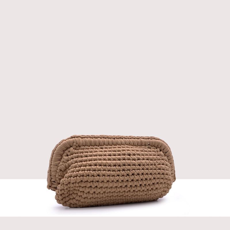 MARBELLA MINI - Clutch in tessuto intrecciato