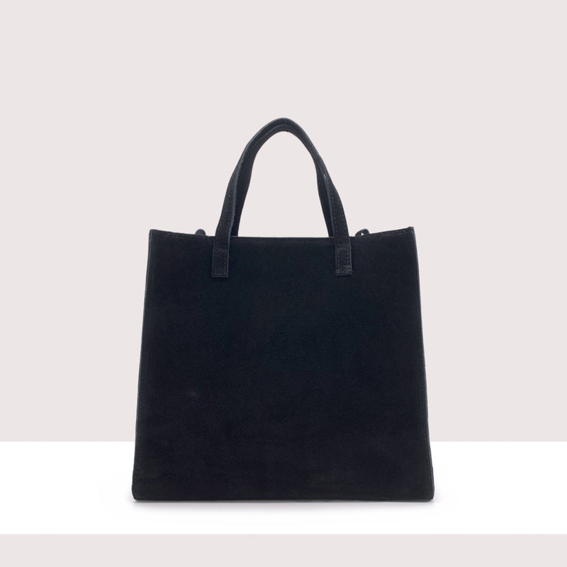 MARSIGLIA - Shopping bag in vero camoscio