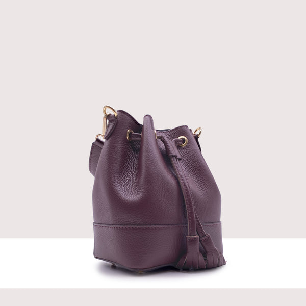 MONTEVIDEO - Secchiello in vero pelle