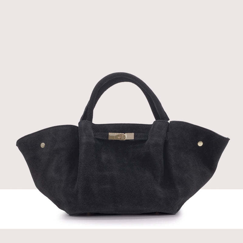 NIAMEY - Shopping bag in vero camoscio