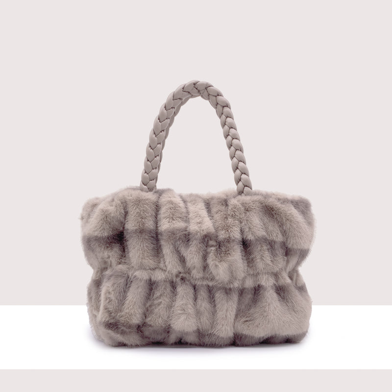 NICOSIA - Shopping bag in ecopelliccia