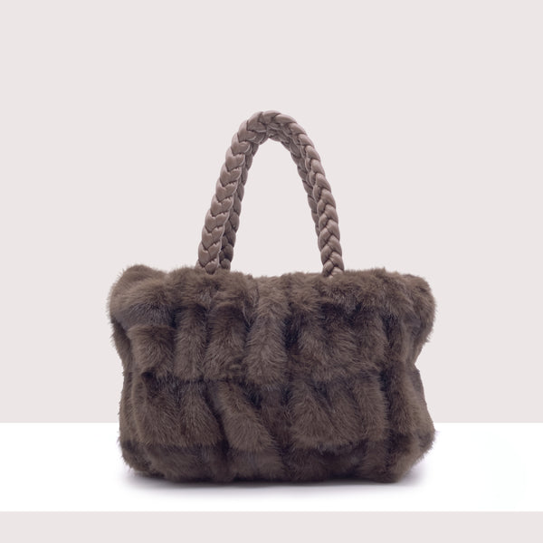 NICOSIA - Shopping bag in ecopelliccia