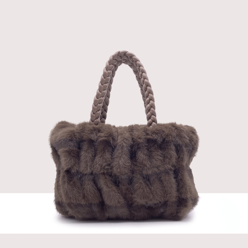 NICOSIA - Shopping bag in ecopelliccia