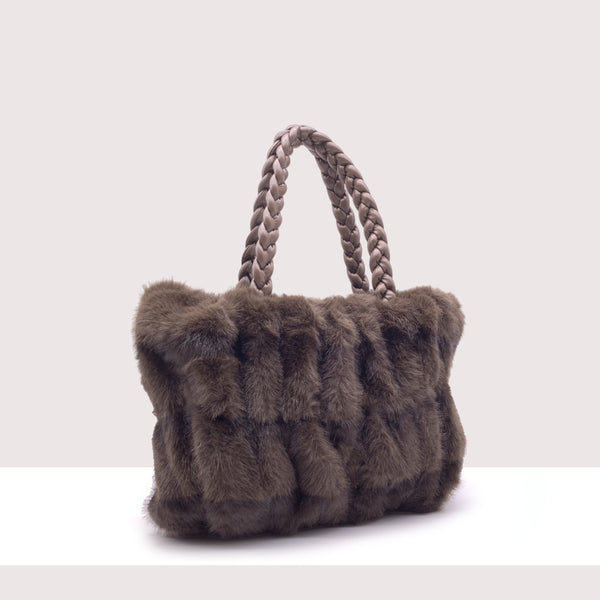 NICOSIA - Shopping bag in ecopelliccia