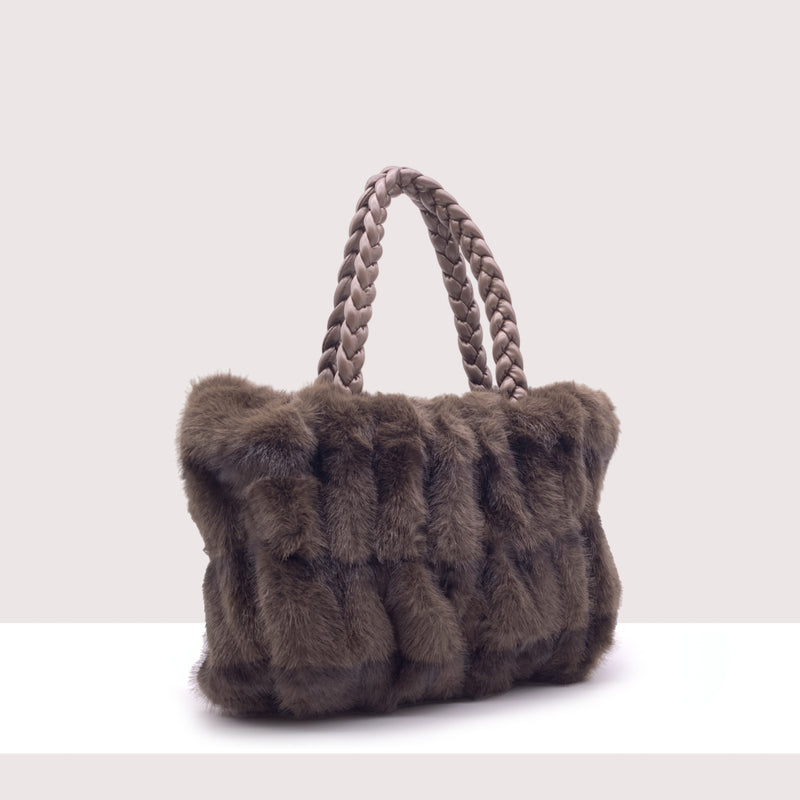 NICOSIA - Shopping bag in ecopelliccia