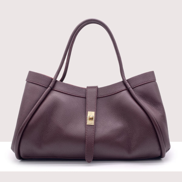 ODESSA - Shopping bag Maxi in vera pelle