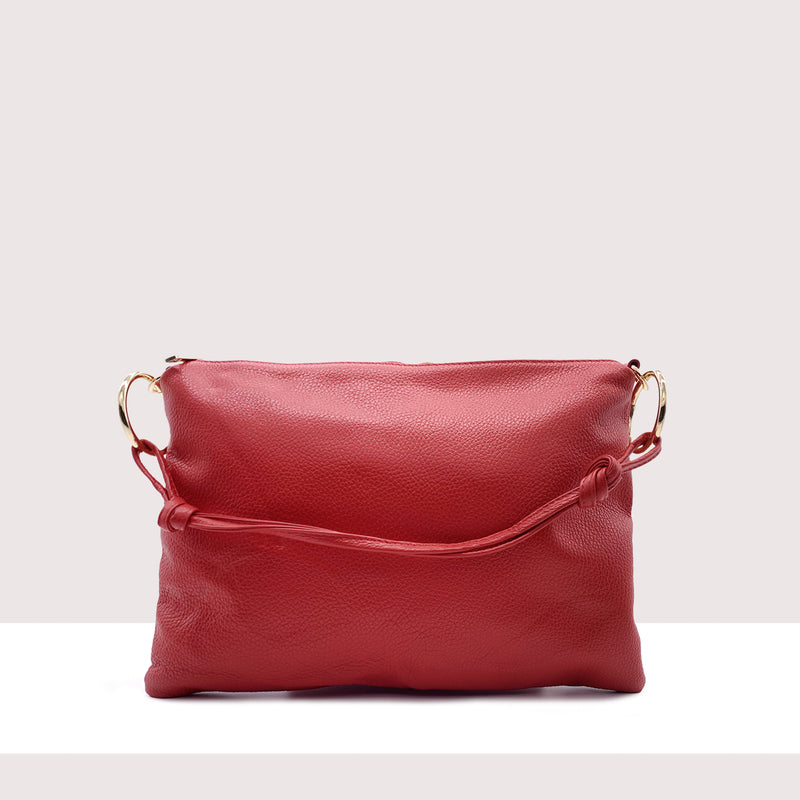 PORTOFINO - Borsa a spalla in vera pelle
