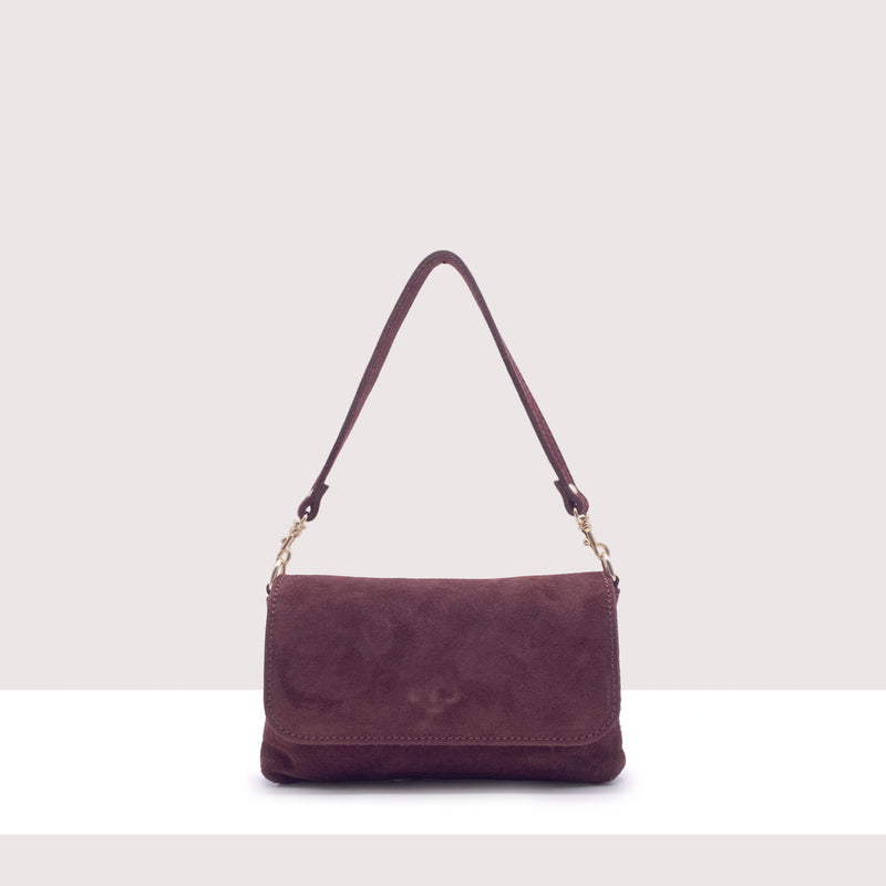 SAN FRANCISCO - Mini bag in vero camoscio