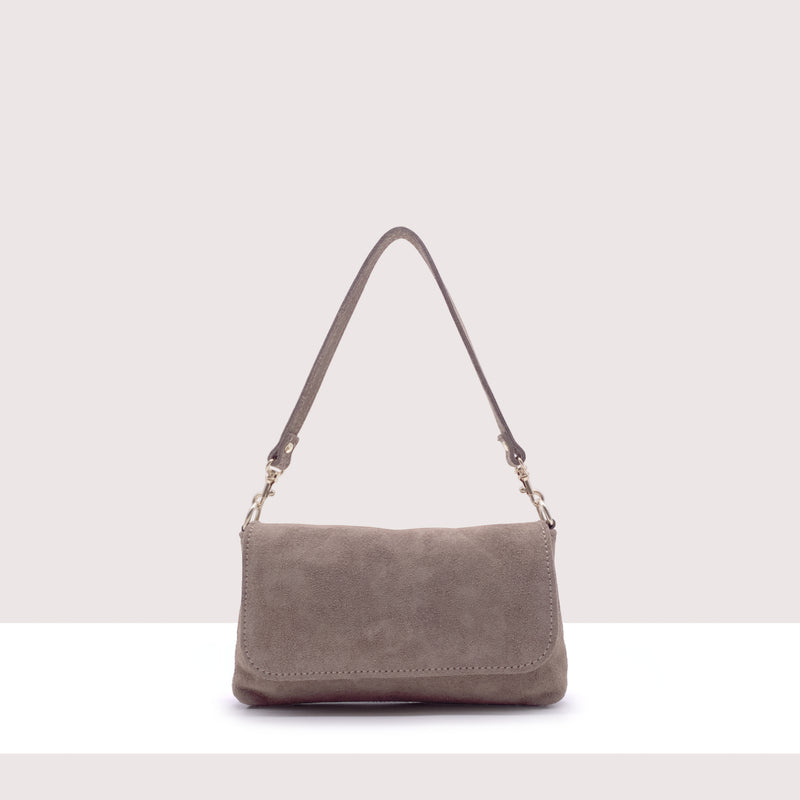 SAN FRANCISCO - Mini bag in vero camoscio