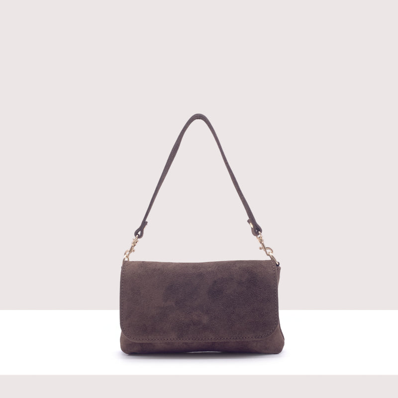 SAN FRANCISCO - Mini bag in vero camoscio