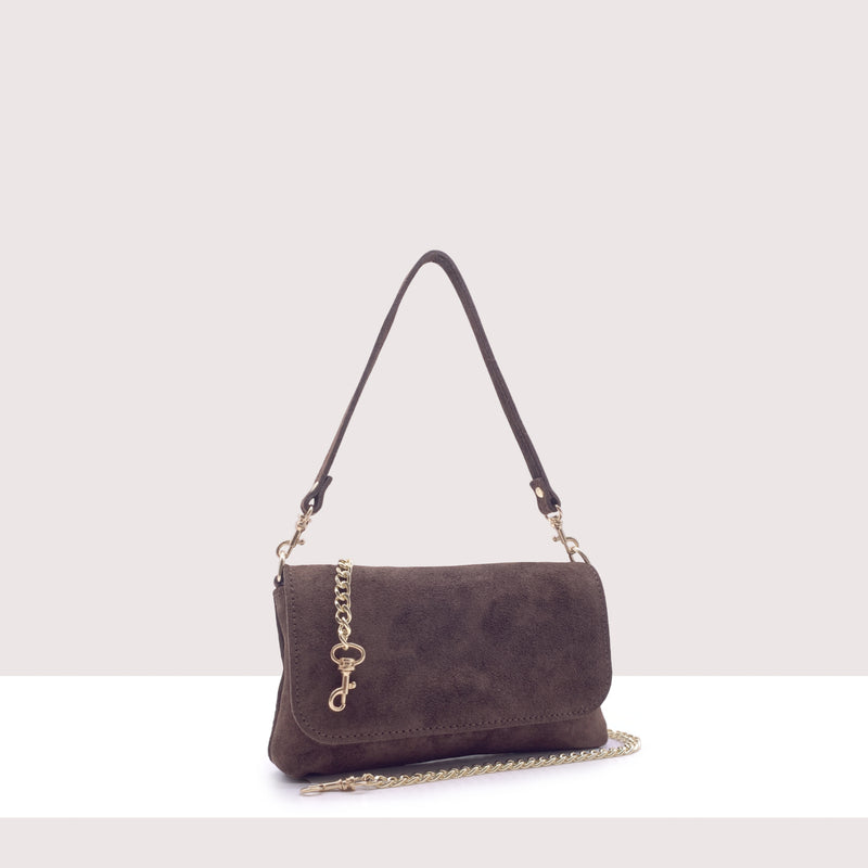SAN FRANCISCO - Mini bag in vero camoscio