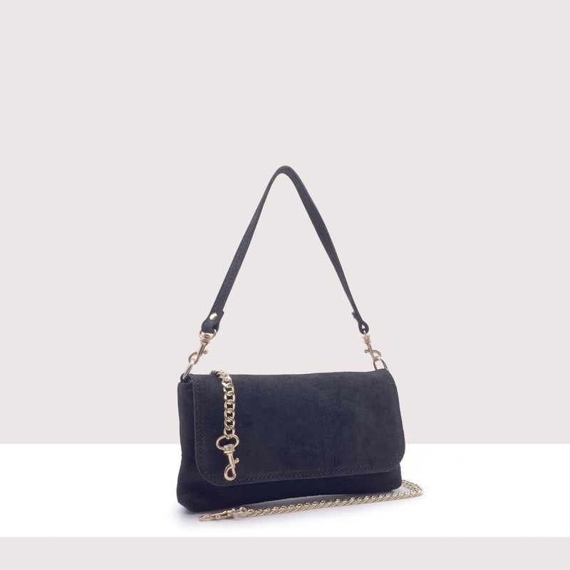 SAN FRANCISCO - Mini bag in vero camoscio