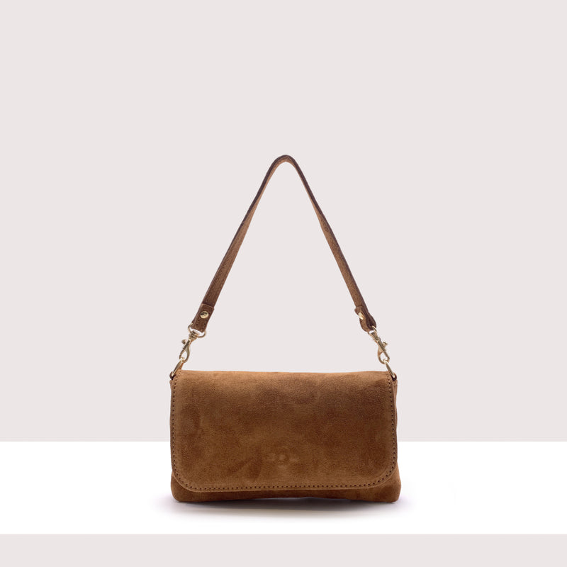 SAN FRANCISCO - Mini bag in vero camoscio