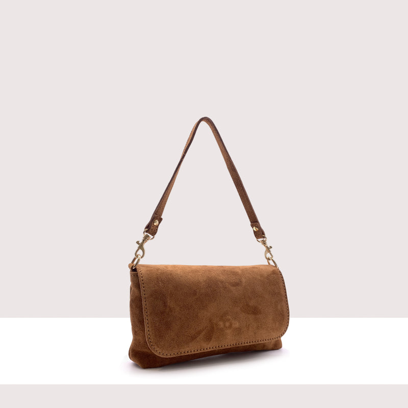 SAN FRANCISCO - Mini bag in vero camoscio