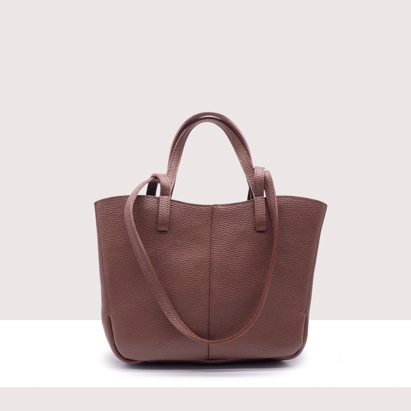 SIVIGLIA - Shopping bag in vera pelle