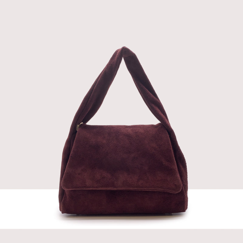 TARIFA - Borsa a spalla in vero camoscio