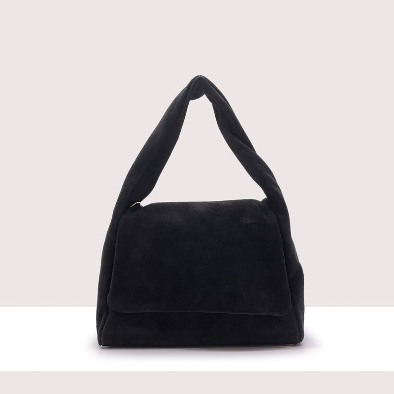 TARIFA - Borsa a spalla in vero camoscio