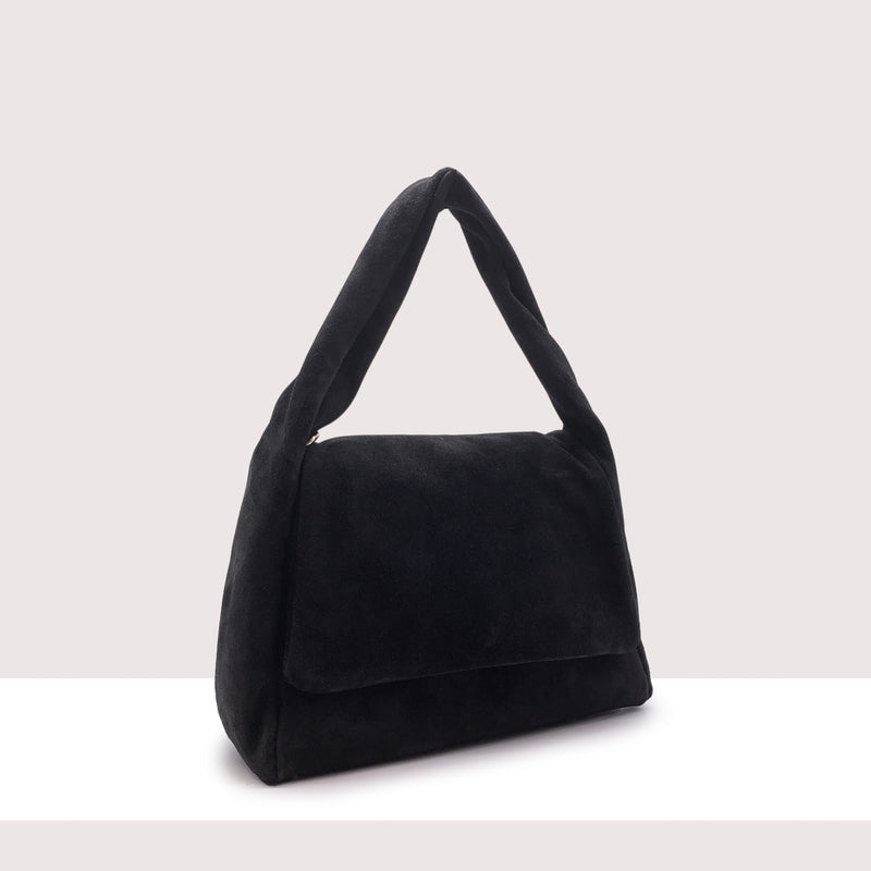 TARIFA - Borsa a spalla in vero camoscio