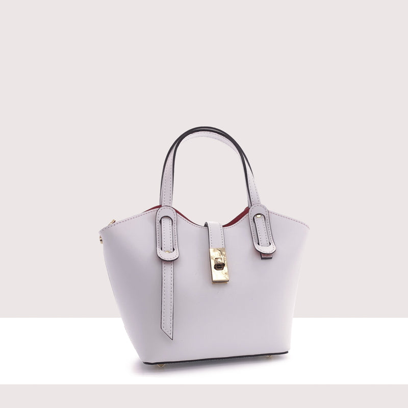TRAU - Mini bag in vera pelle con manici