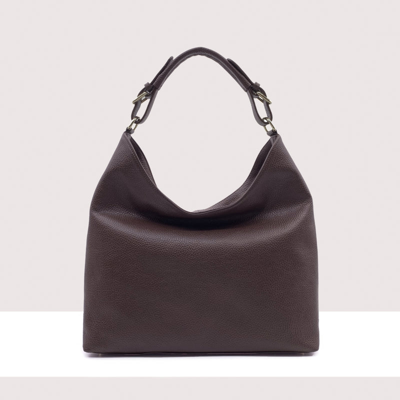 TREVISO - Shopping bag in vera pelle