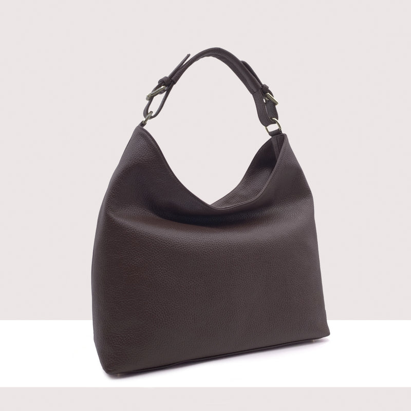 TREVISO - Shopping bag in vera pelle