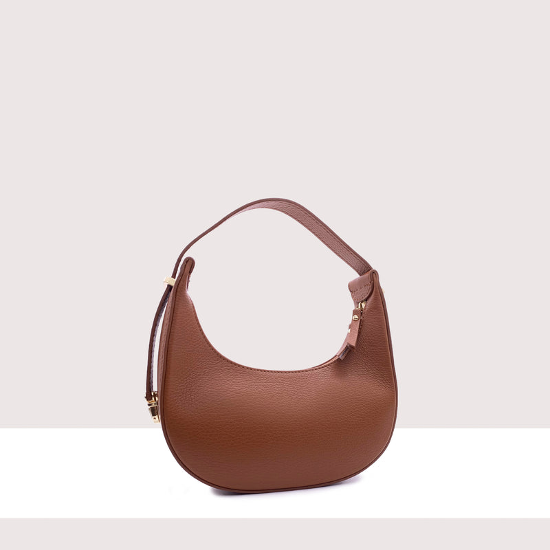 ZARA - Borsa a spalla in vera pelle